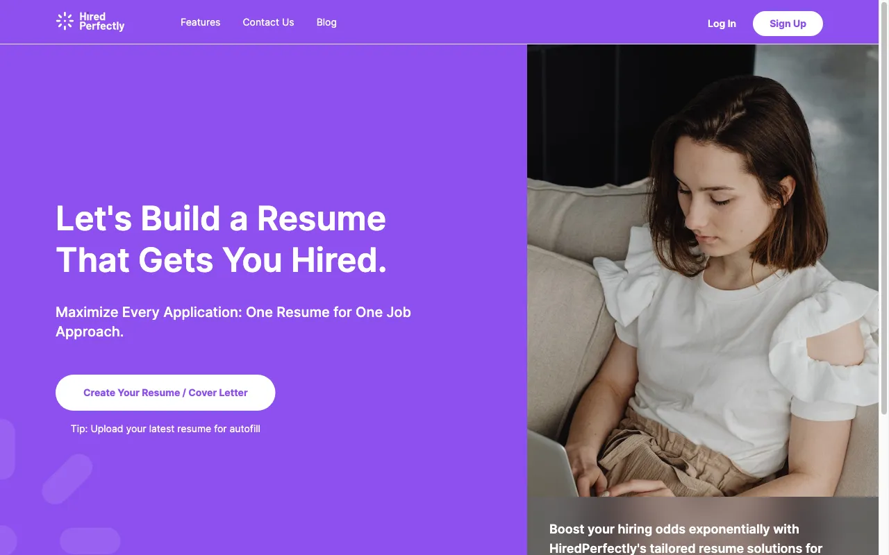 HiredPerfectly — preview screenshot