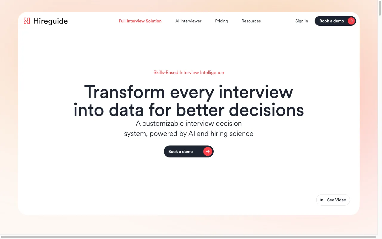 Hireguide — preview screenshot