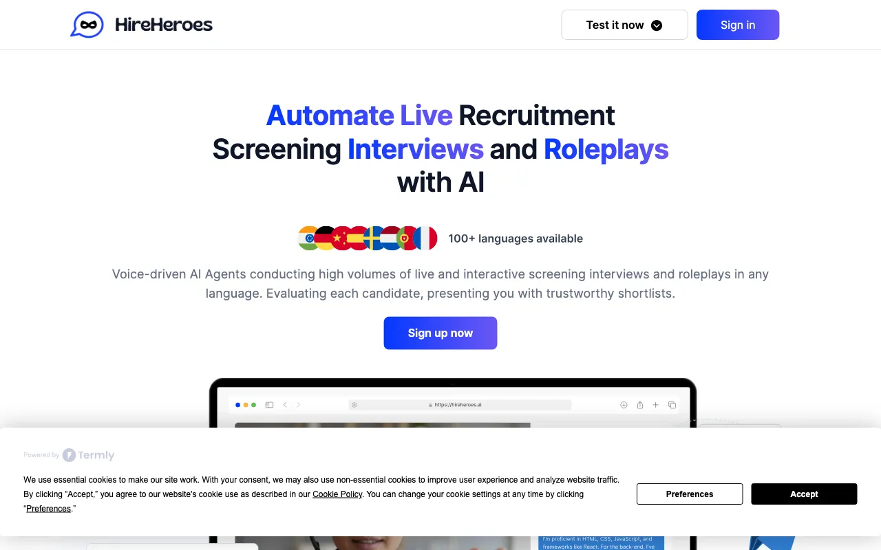 HireHeroes — preview screenshot