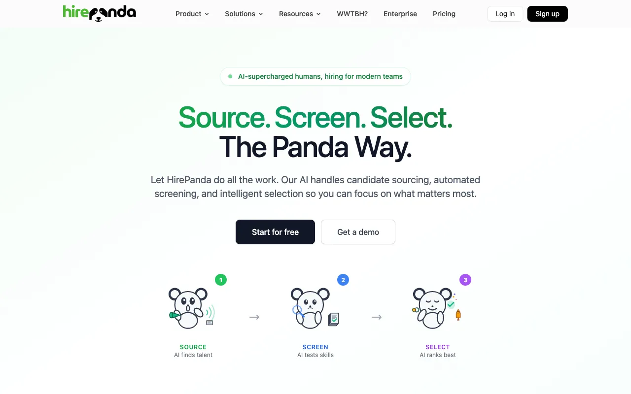 HirePanda — preview screenshot