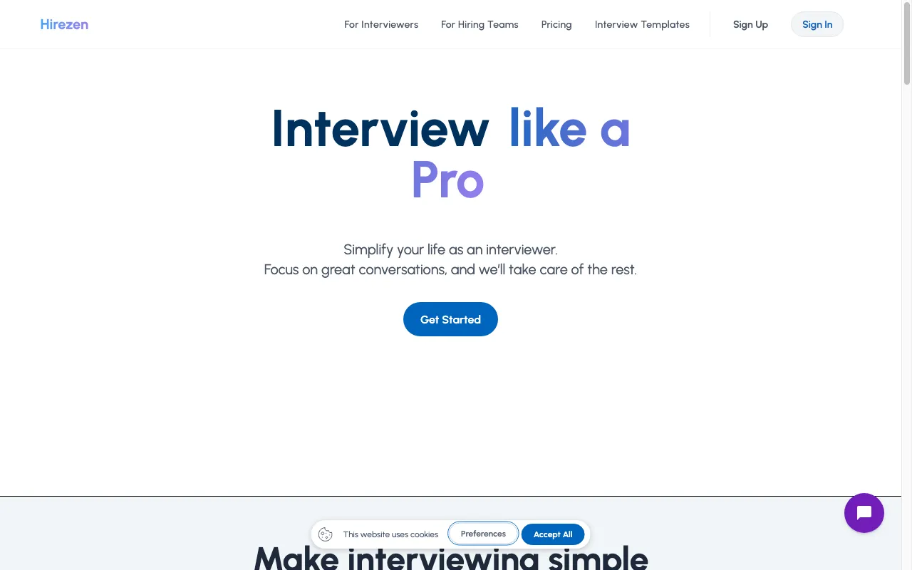 Hirezen — preview screenshot
