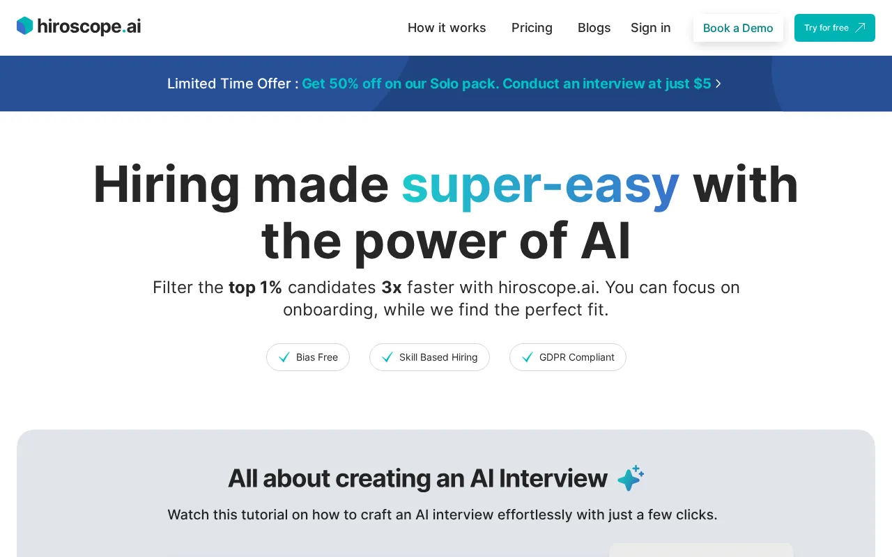 hiroscope.ai — preview screenshot
