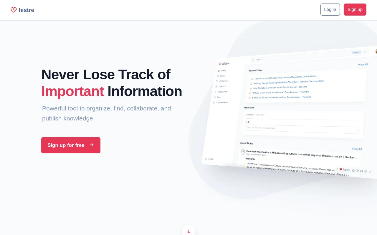 Histre — preview screenshot