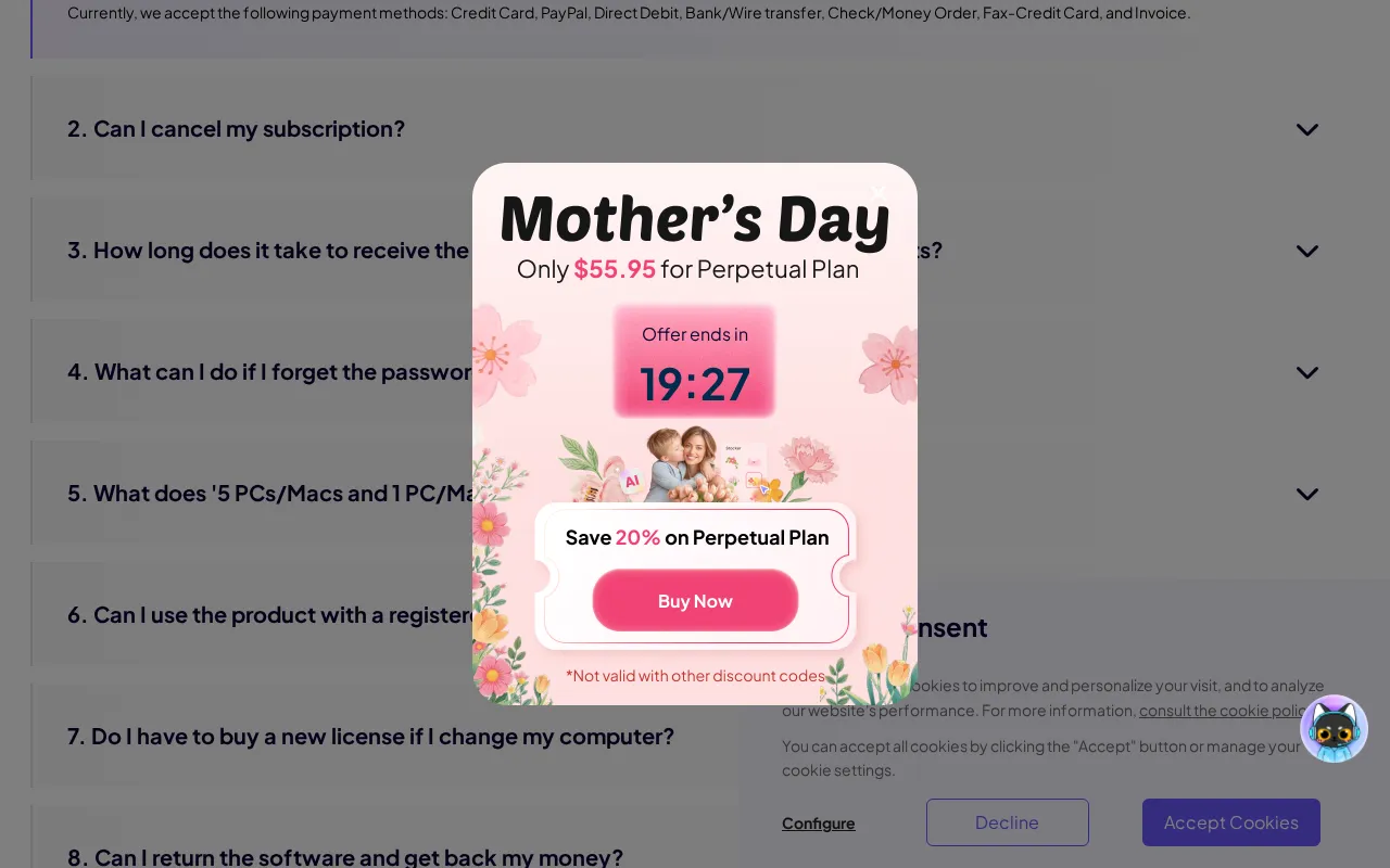 HitPaw Edimakor — pricing page