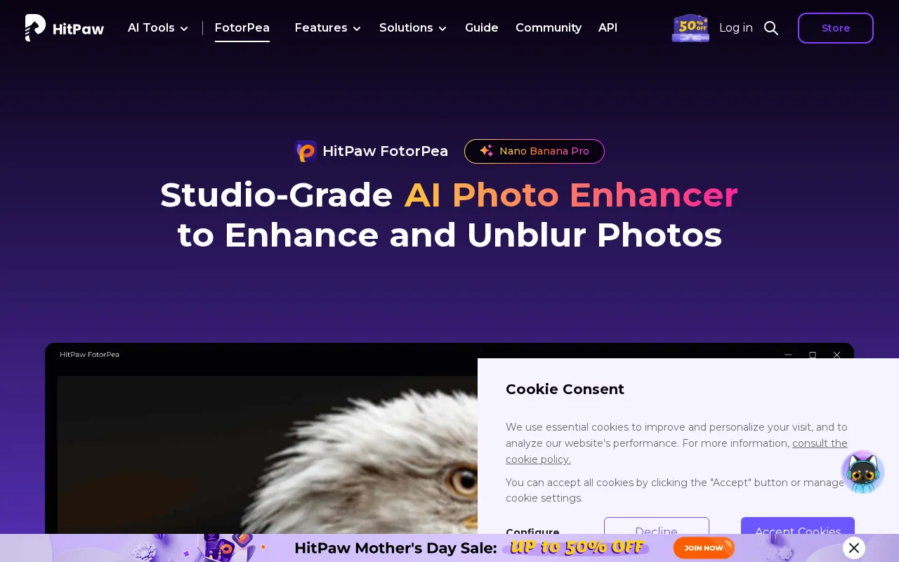 HitPaw FotorPea — preview screenshot