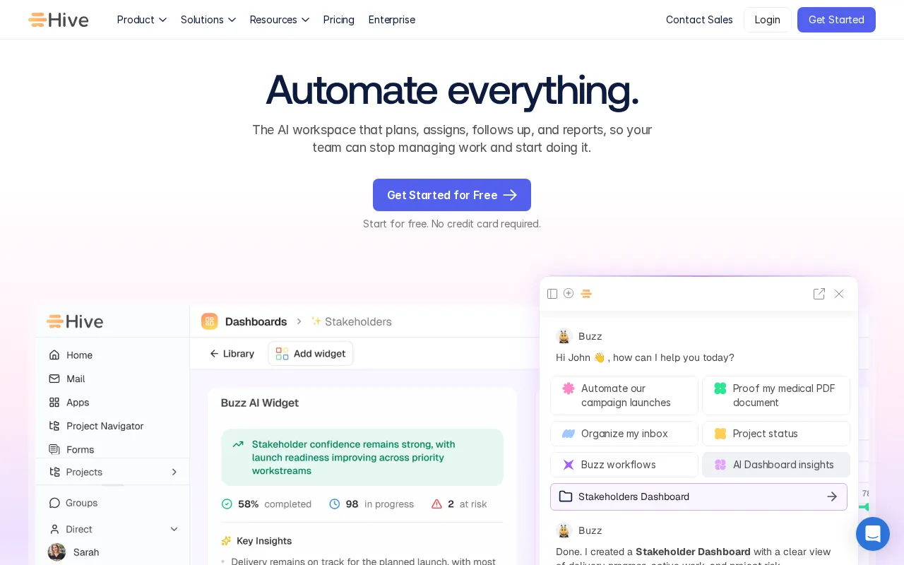 Hive — preview screenshot
