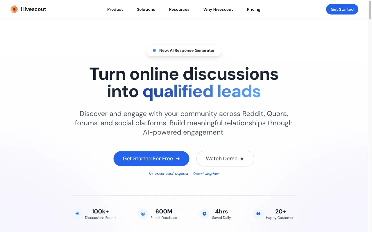 Hivescout — preview screenshot