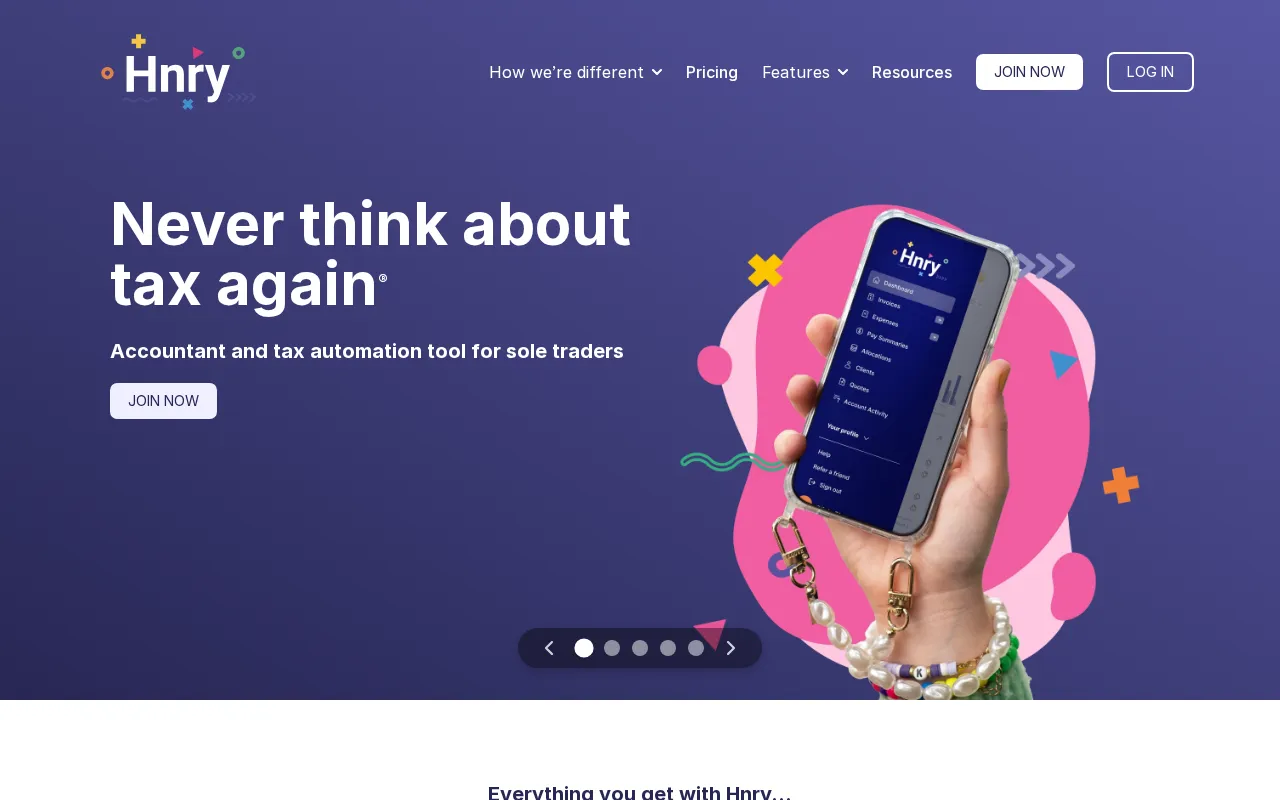 Hnry — preview screenshot