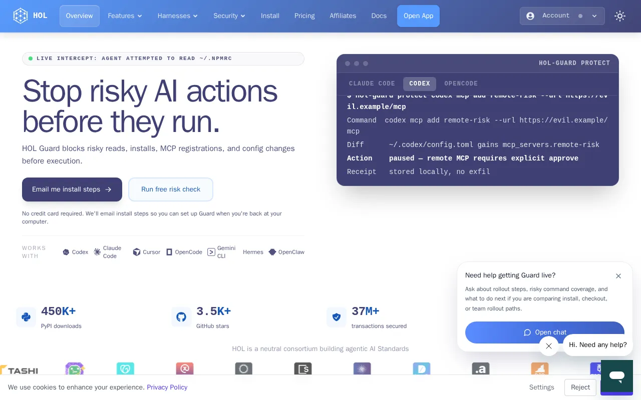 HOL Guard — preview screenshot