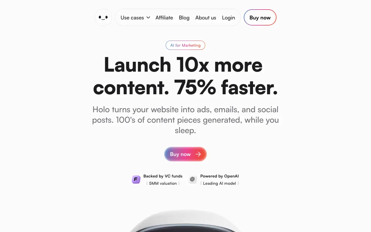 Holo — preview screenshot