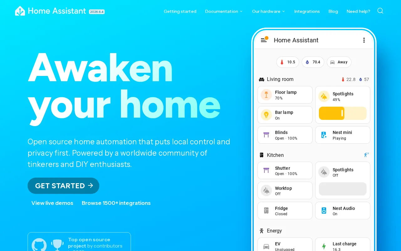 Home Assistant — preview screenshot
