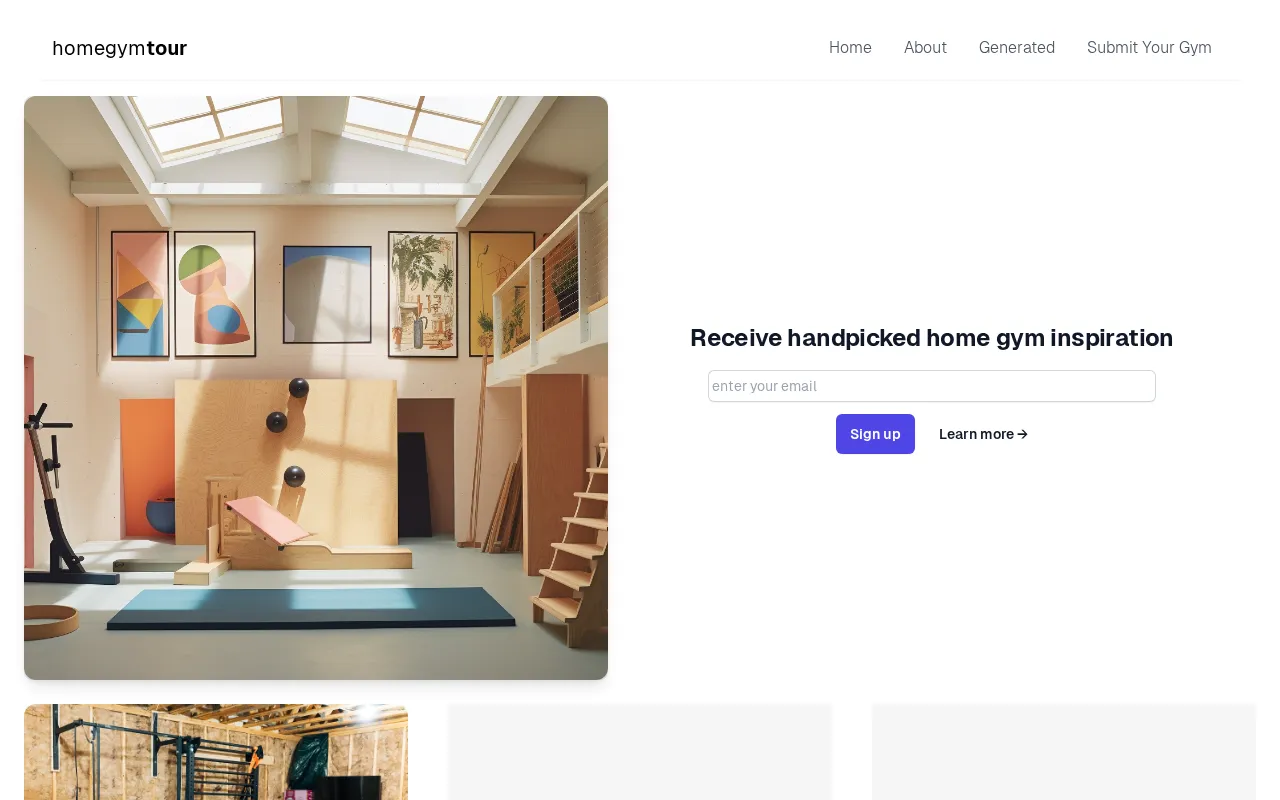 homegymtour — preview screenshot