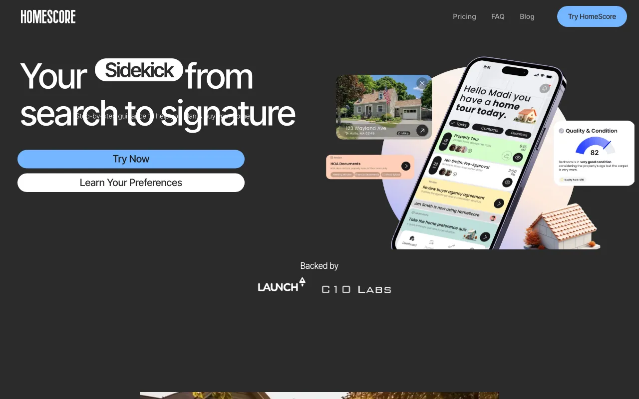 HomeScore — preview screenshot