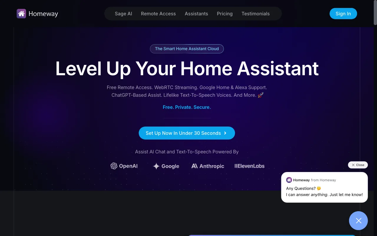 Homeway — preview screenshot