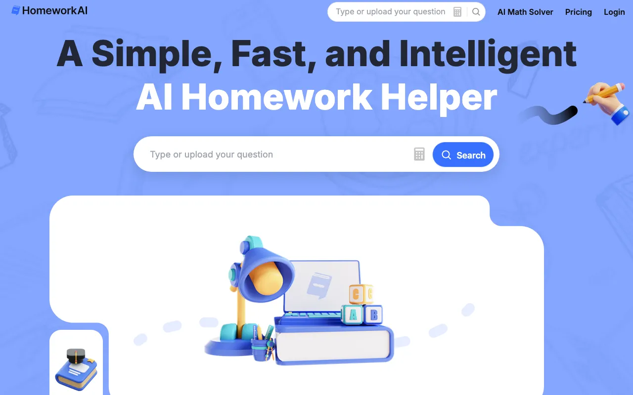 HomeworkAI ai — preview screenshot