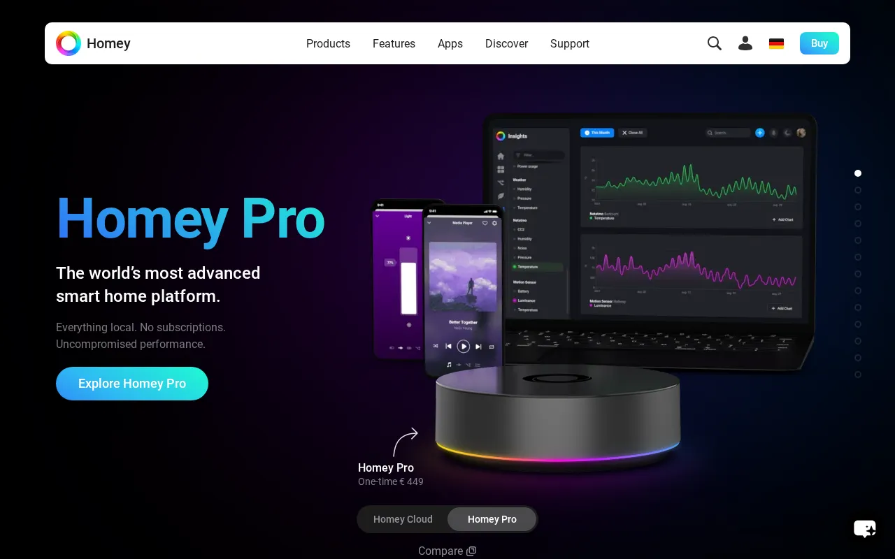 Homey — preview screenshot
