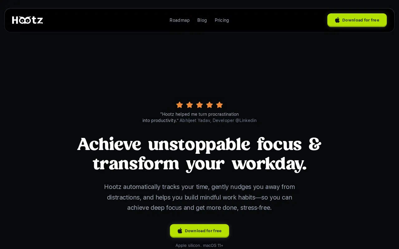 Hootz — preview screenshot