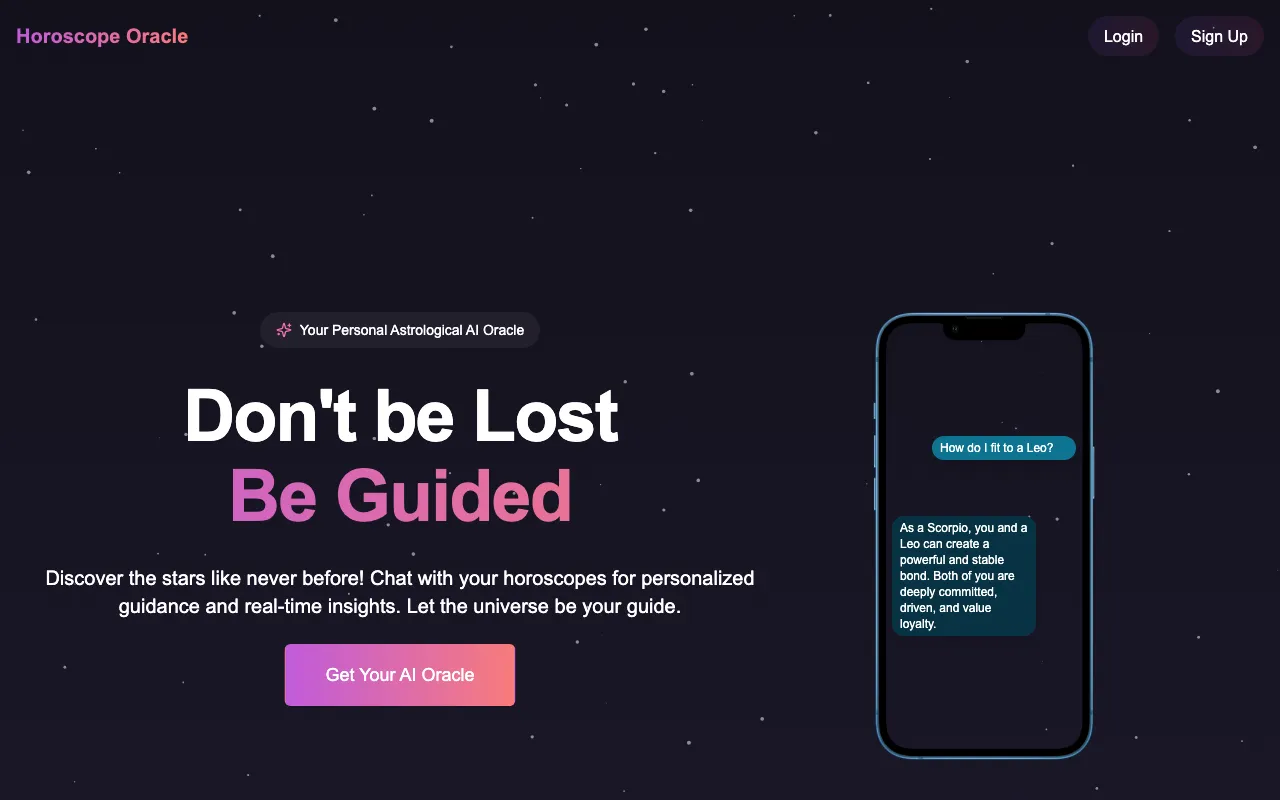 Horoscope Oracle — preview screenshot
