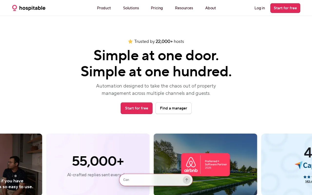 Hospitable — preview screenshot