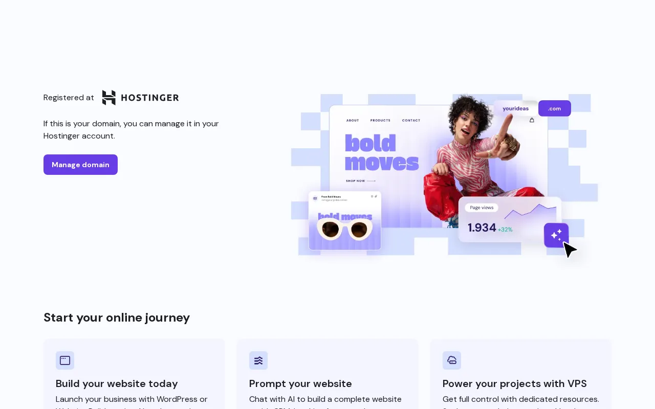 Hostinger — preview screenshot