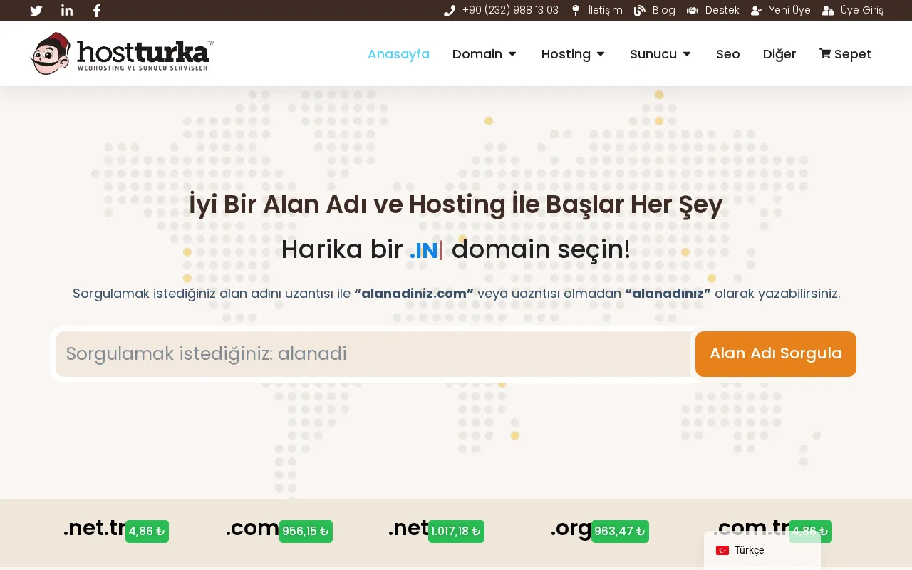 HOSTINGTURKA © — pricing page