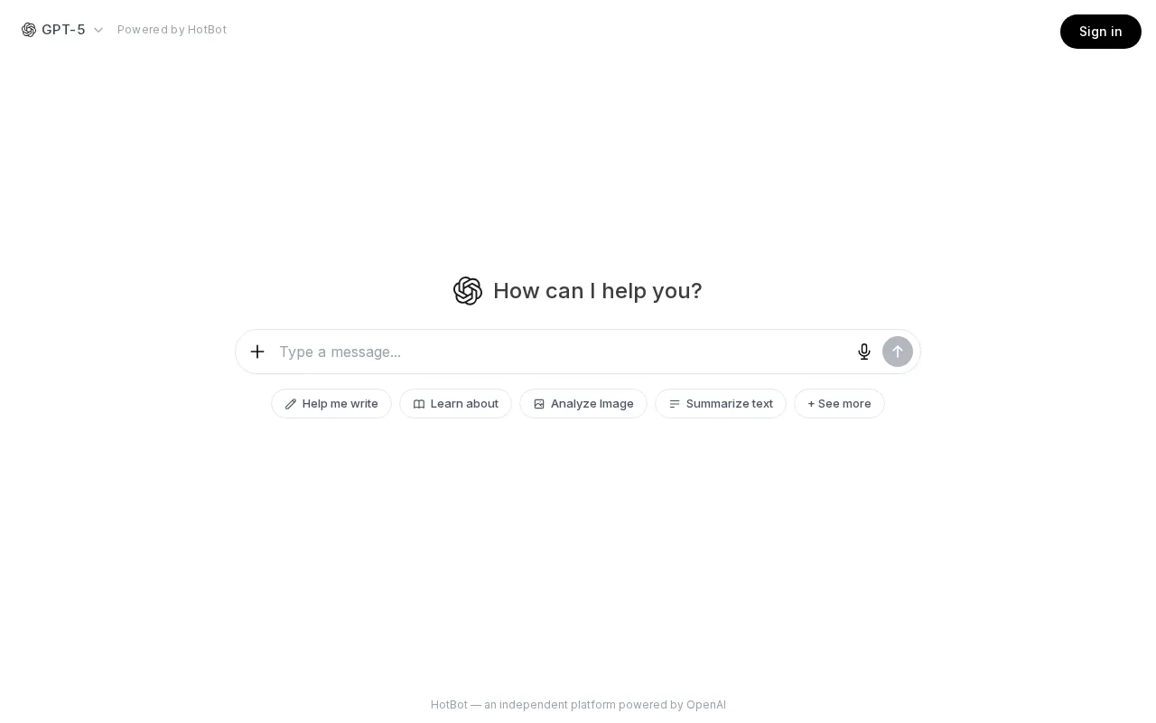 HotBot — preview screenshot