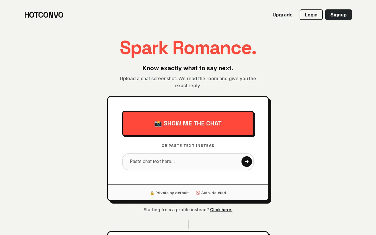 HotConvo — preview screenshot