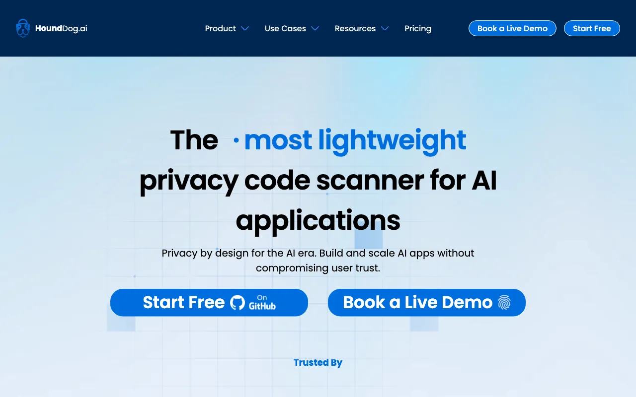 HoundDog.ai Static Code Scanner — preview screenshot