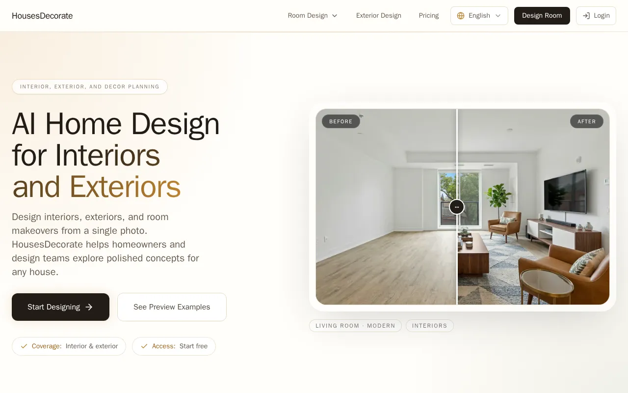 HousesDecorate — preview screenshot