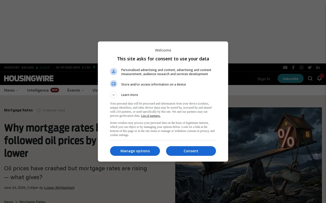 Housingwire — pricing page