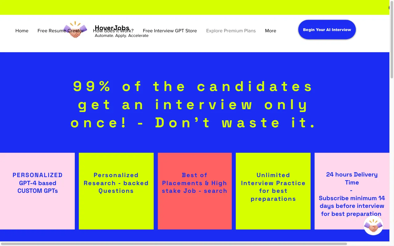 HoverJobs — pricing page