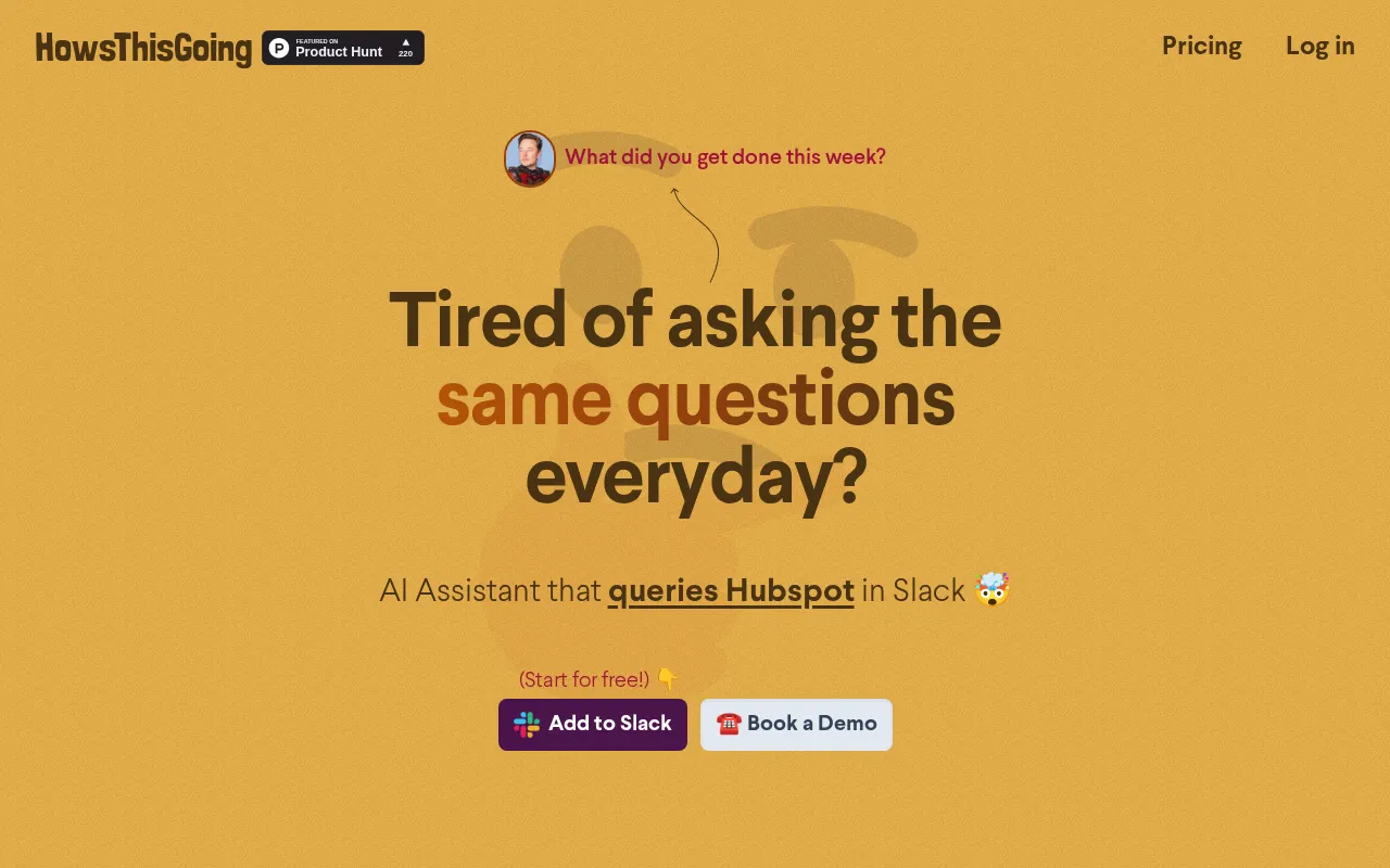 HowsThisGoing — preview screenshot