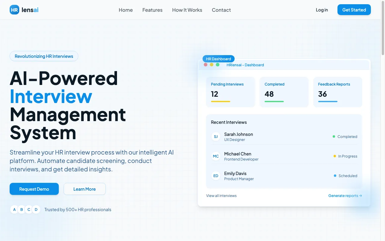 HrlensAi — pricing page