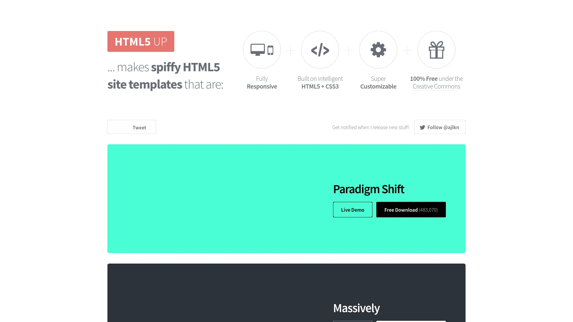 HTML 5 UP — preview screenshot
