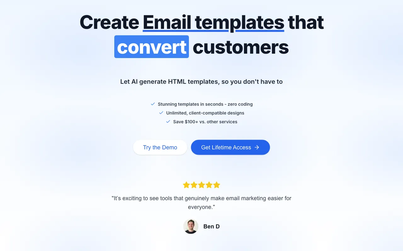 HTML Email — preview screenshot