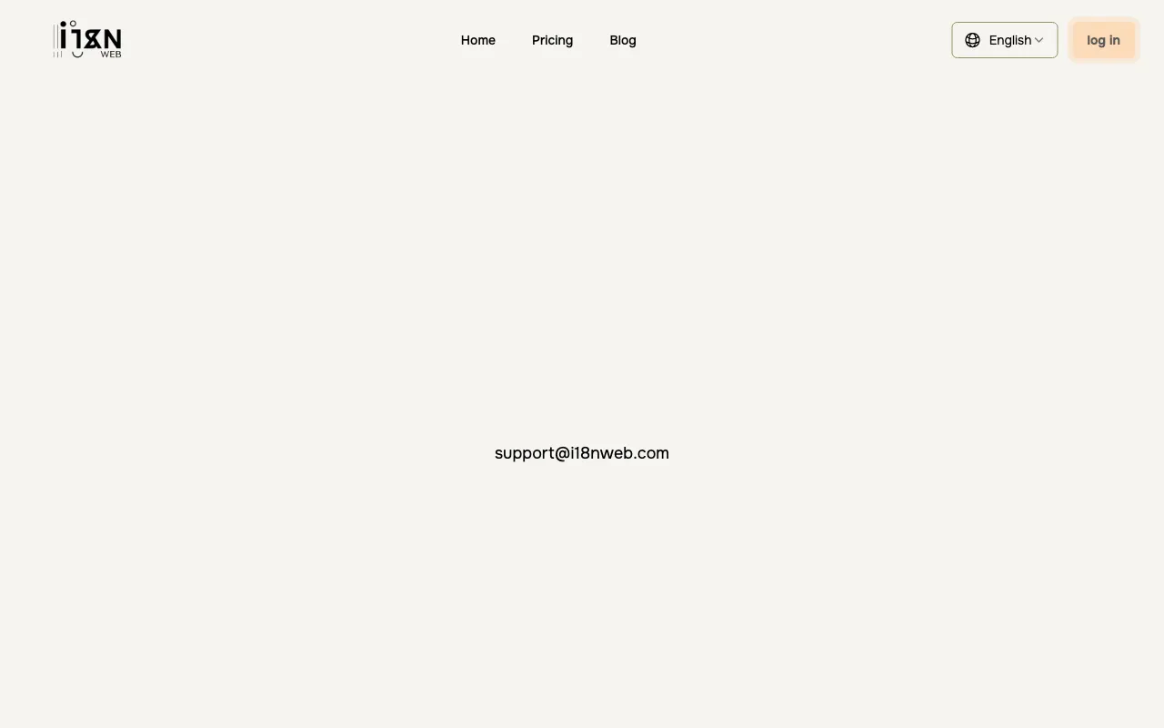 https://i18nweb.com — pricing page