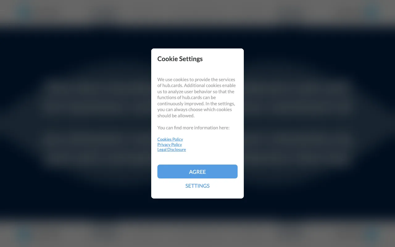 hub.cards — preview screenshot