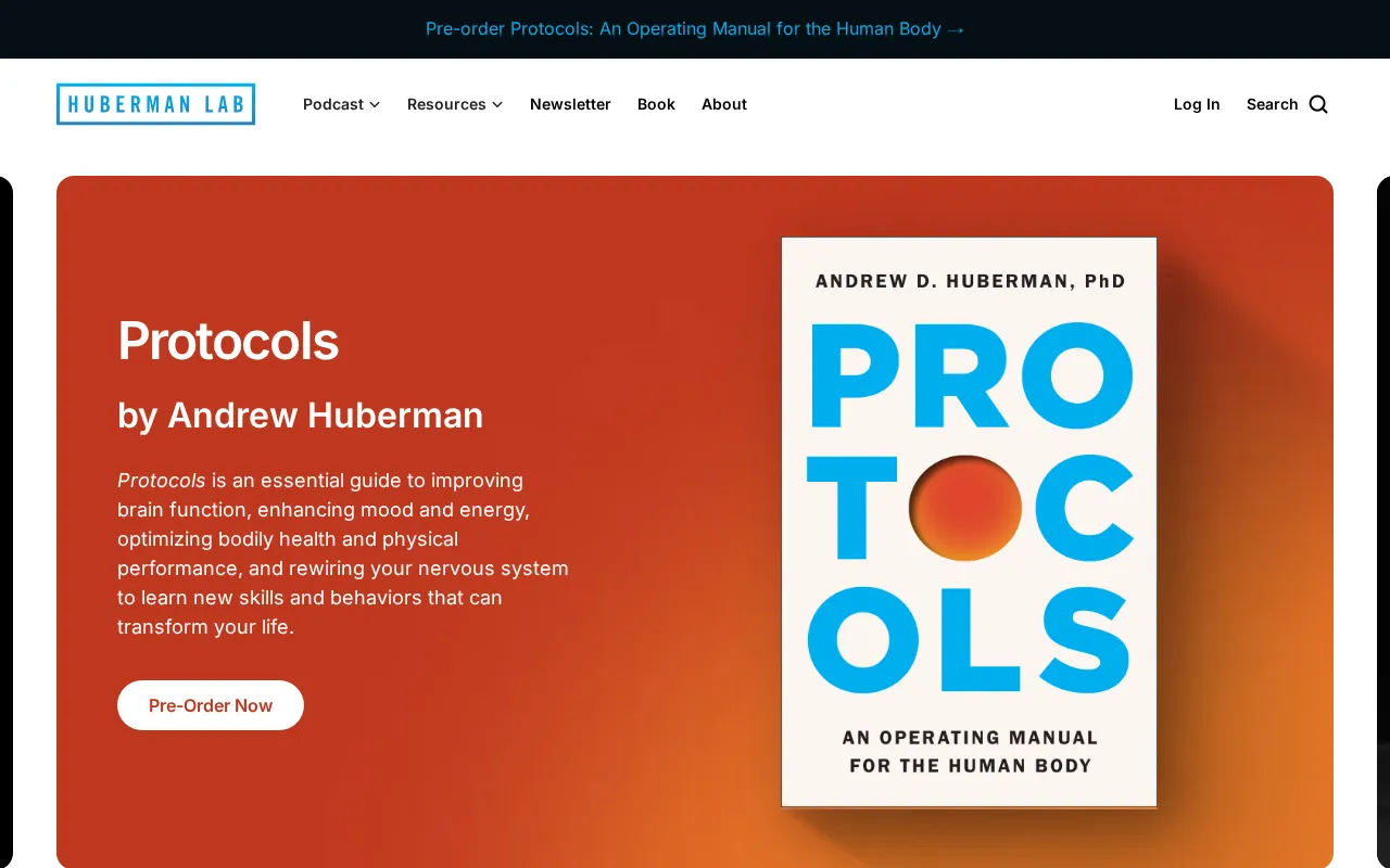 Huberman Lab — preview screenshot
