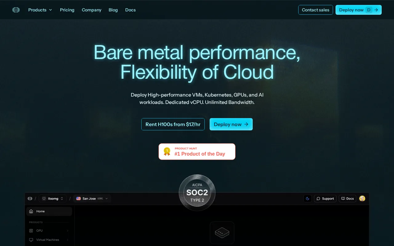 Huddle01 VMs — preview screenshot
