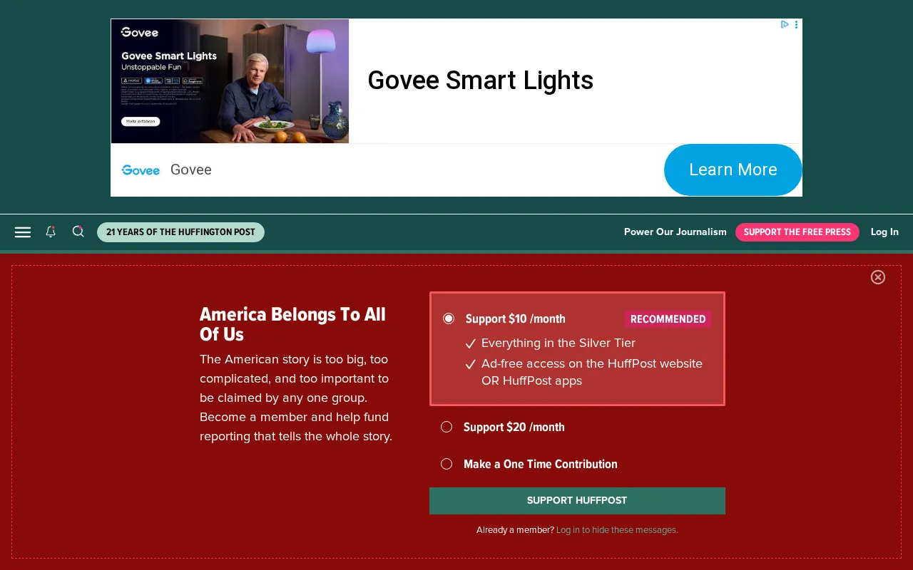 Huffpost — preview screenshot