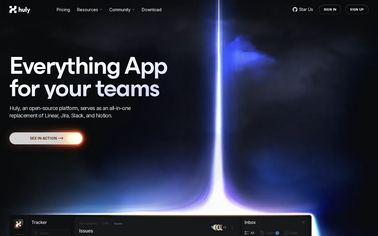 Huly.io — preview screenshot