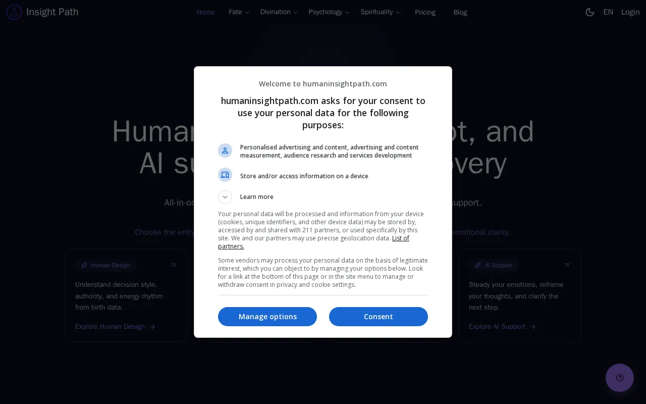 Human Insight Path — preview screenshot