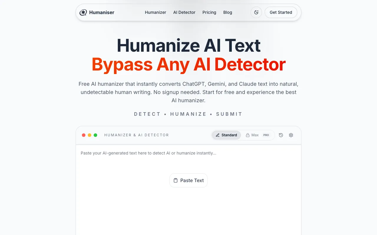 Humaniser — preview screenshot