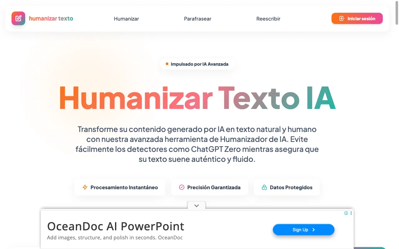humanizar text ai — preview screenshot