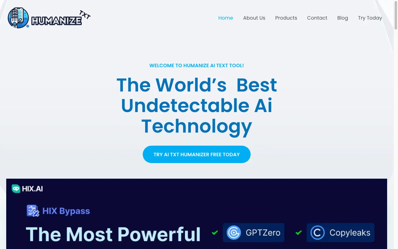 HumanizeTxt.AI — preview screenshot