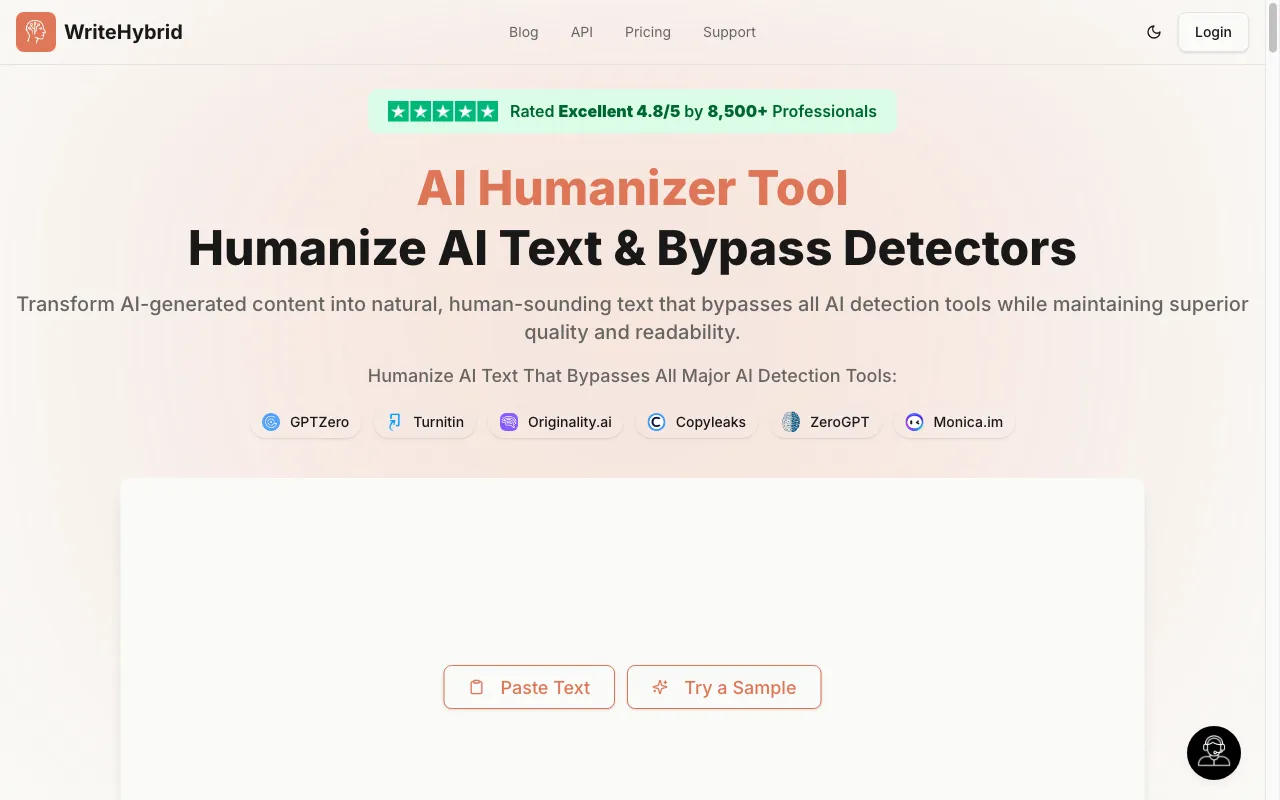 WriteHybrid — preview screenshot