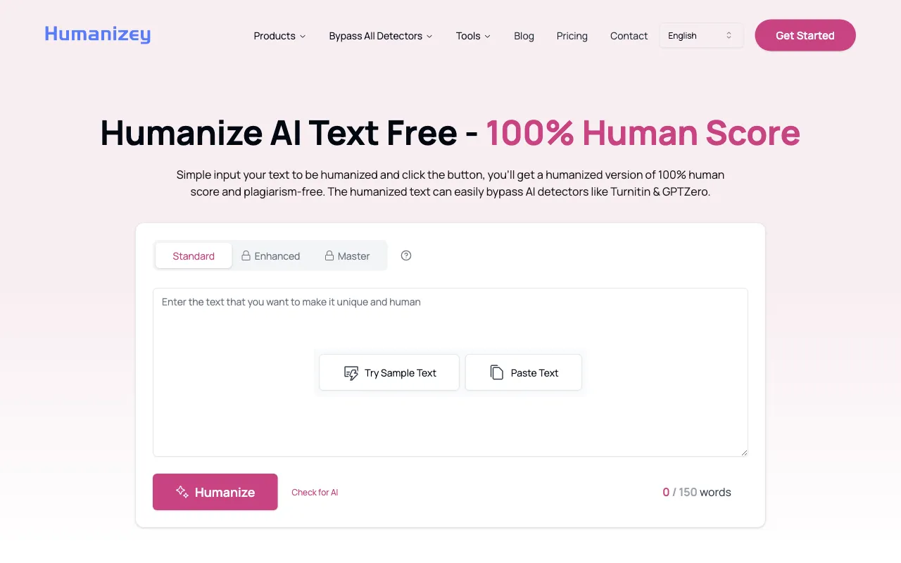 Humanizey — preview screenshot