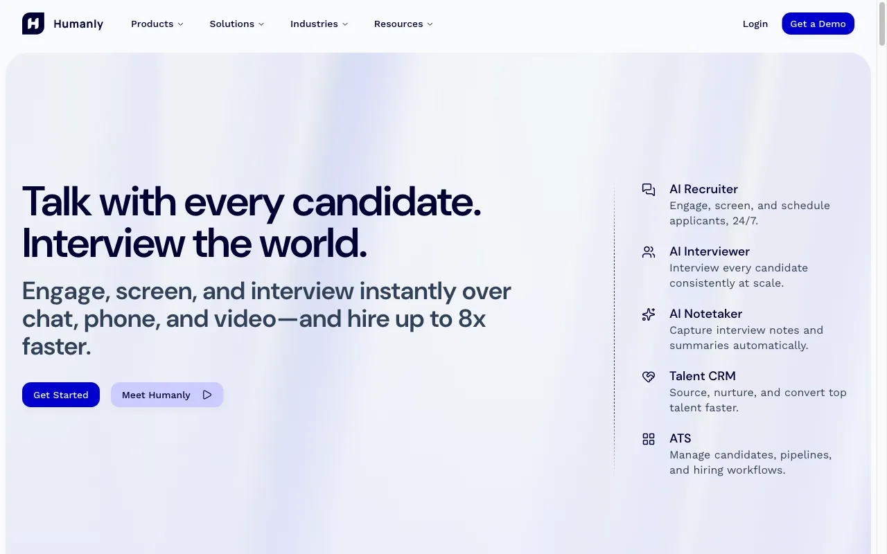 humanly.io — preview screenshot