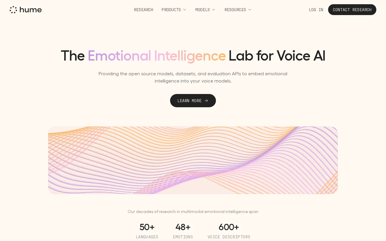 Hume AI — preview screenshot