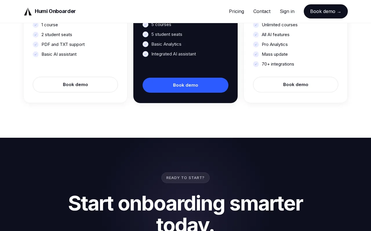 Humi Onboarder — preview screenshot